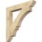 Ekena Millwork Balboa Slat Rough Sawn Bracket, Douglas Fir, 6"W x 44"D x 44"H BKT06X44X44BOA06RDF - alternate 1